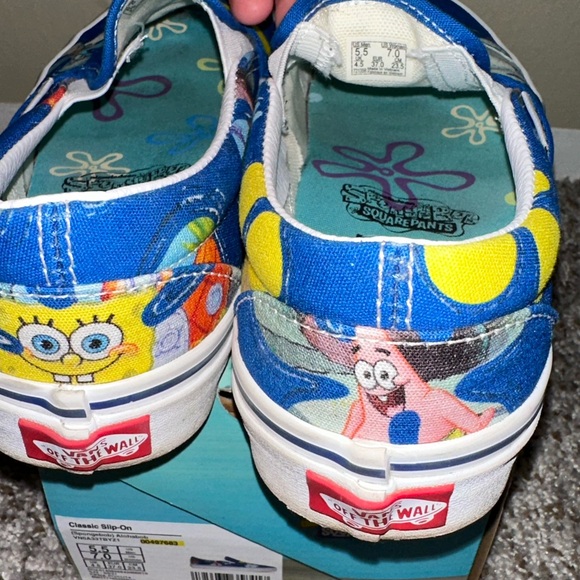 Limited Edition SpongeBob Slip On Vans - Picture 4 of 7